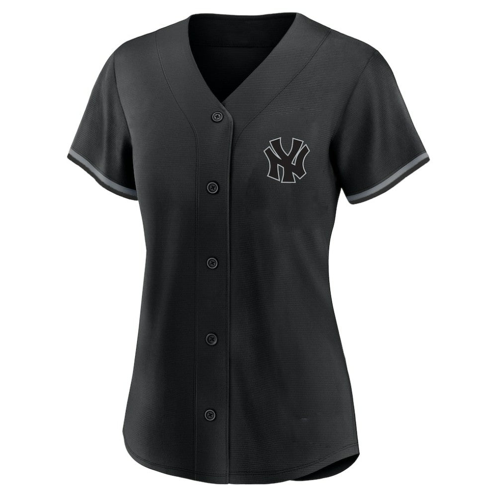 Aaron Judge New York Yankees Profile Women's Plus Size Player Name & Number Fashion Jersey Black
