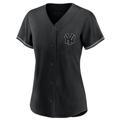 Aaron Judge New York Yankees Profile Women's Plus Size Player Name & Number Fashion Jersey Black