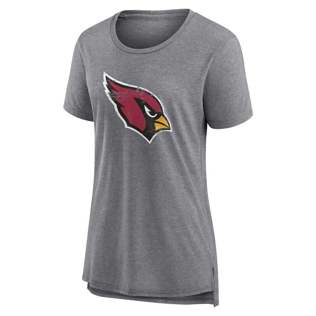 Arizona Cardinals Women's Heritage Custom Name & Number Tri-Blend T-Shirt - Gray online