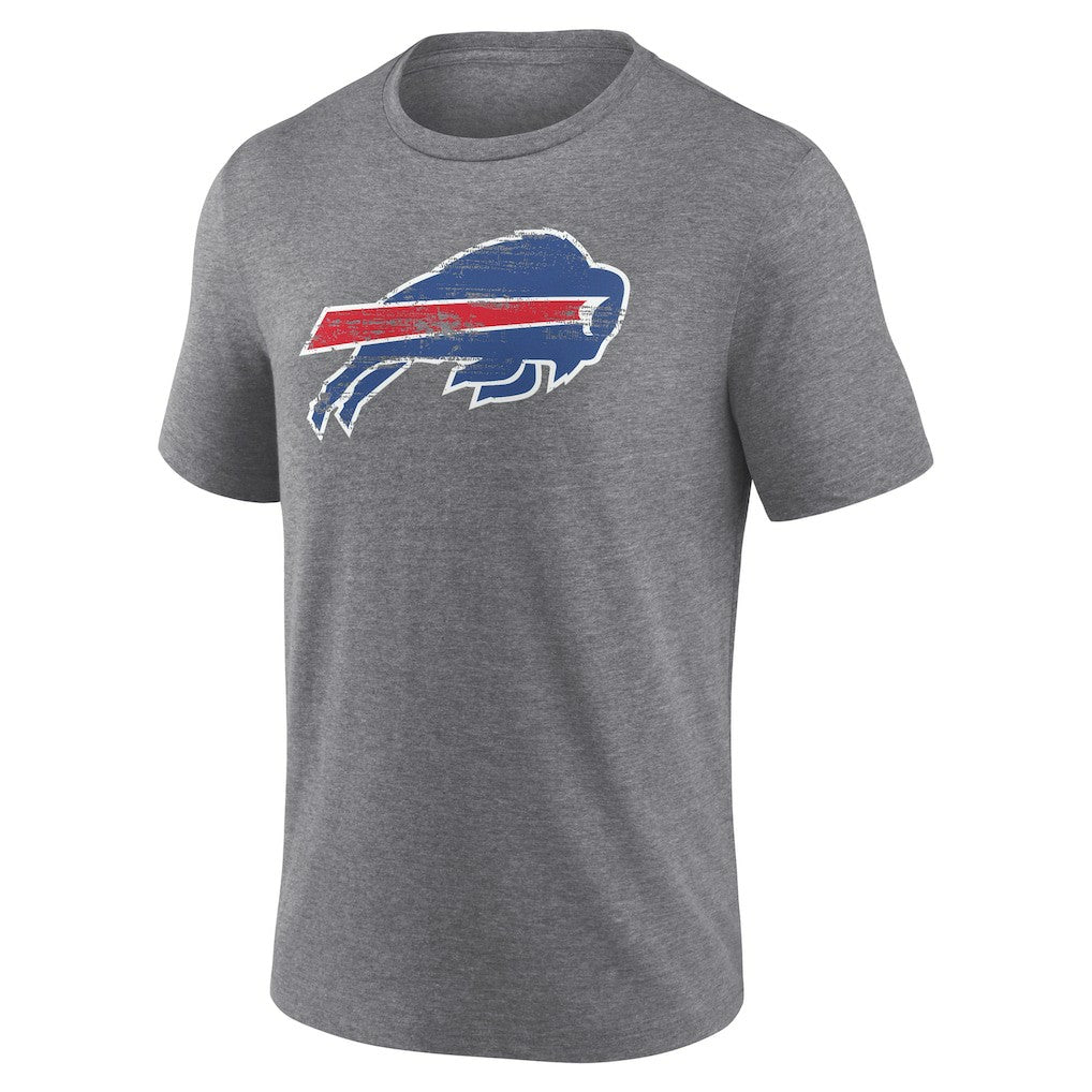 Buffalo Bills Heritage Custom Name & Number Tri-Blend T-Shirt - Gray discount