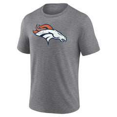 Denver Broncos Heritage Custom Name & Number Tri-Blend T-Shirt - Gray outlet