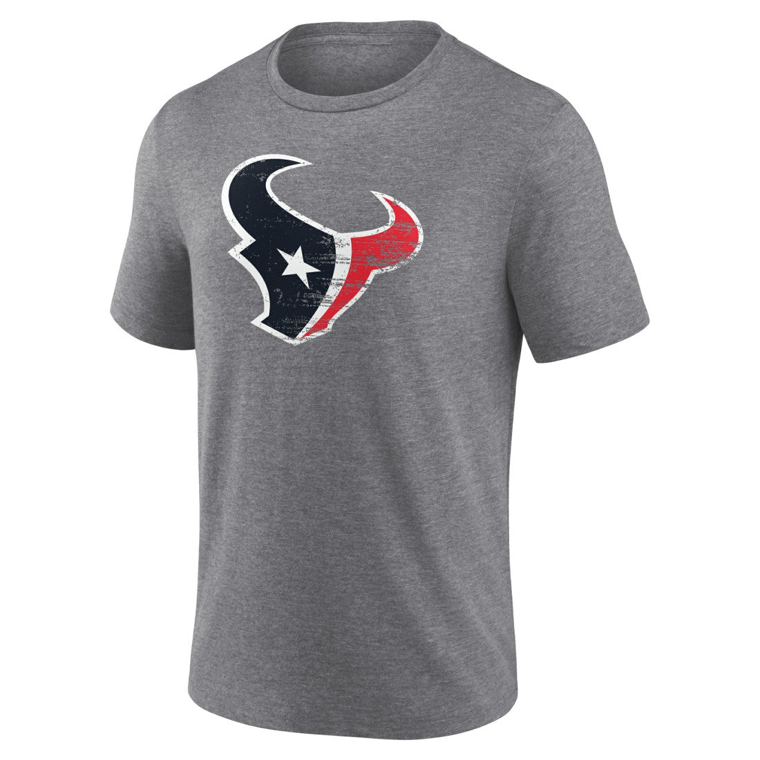 Houston Texans Heritage Custom Name & Number Tri-Blend T-Shirt - Gray for sale