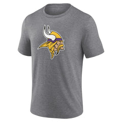 Minnesota Vikings Heritage Custom Name & Number Tri-Blend T-Shirt - Gray outlet