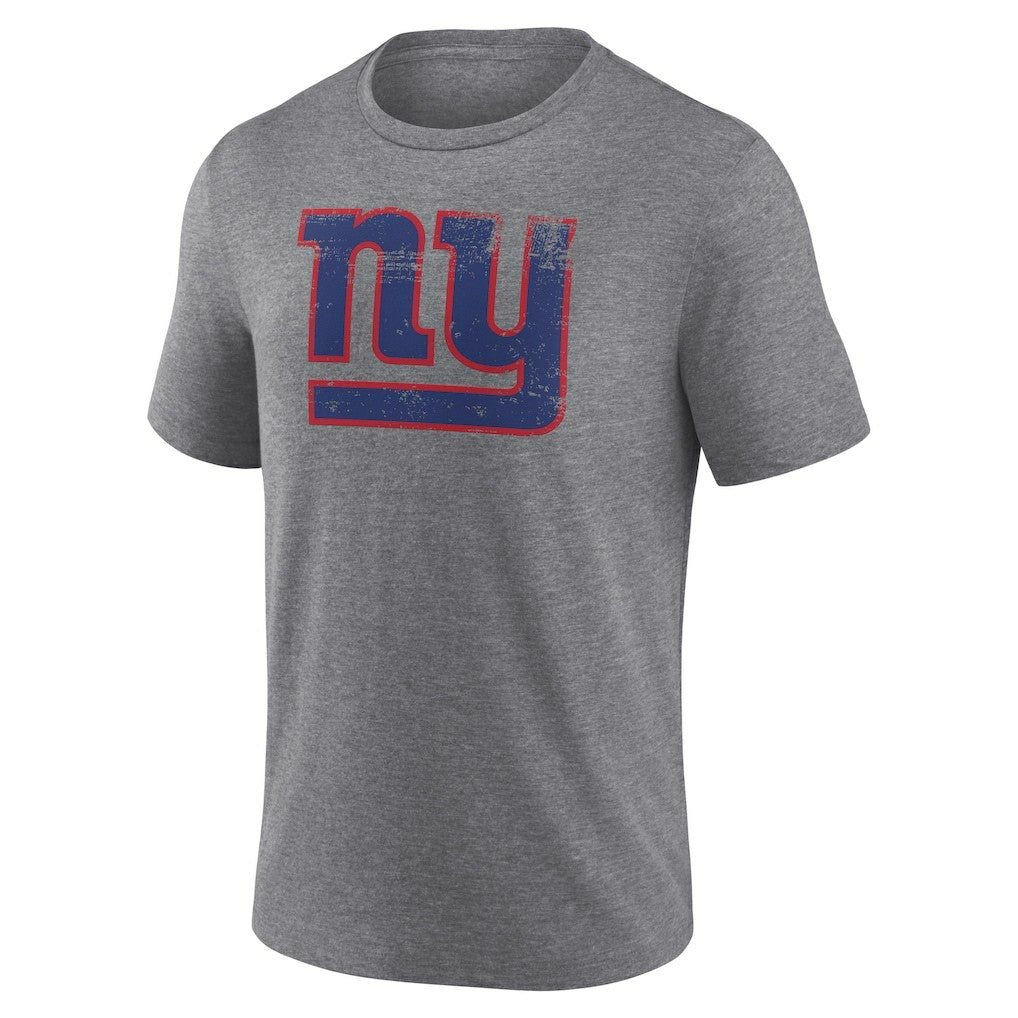 New York Giants Heritage Custom Name & Number Tri-Blend T-Shirt - Gray sale