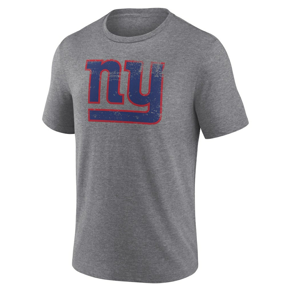 New York Giants Heritage Custom Name & Number Tri-Blend T-Shirt - Gray sale