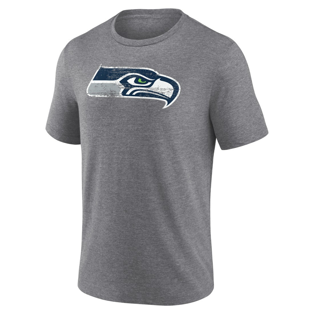 Seattle Seahawks Heritage Custom Name & Number Tri-Blend T-Shirt - Gray for sale