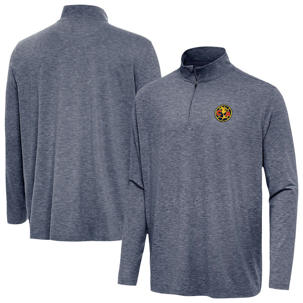 Club America Antigua Master Quarter-Zip Pullover - Heather Navy cheap