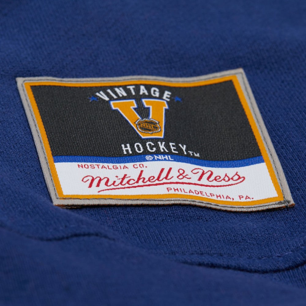 New York Rangers Mitchell & Ness Women's Vintage Crewneck Sweatshirt - Blue Sweatshirts