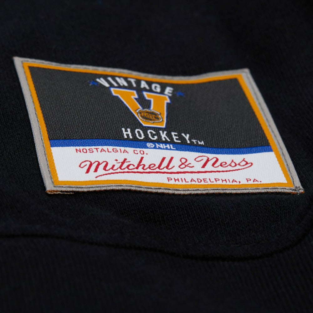 Detroit Red Wings Mitchell & Ness Women's Vintage Crewneck Sweatshirt - Black Sweatshirts