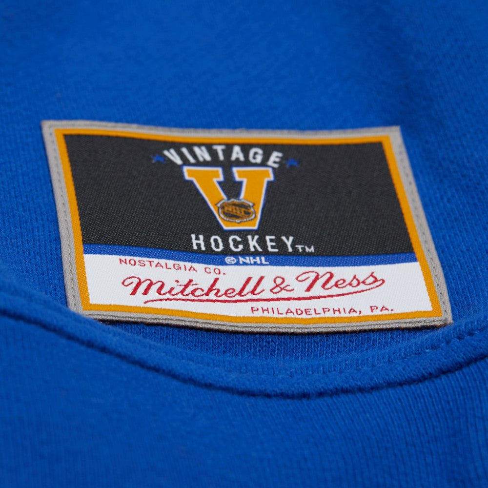 St. Louis Blues Mitchell & Ness Women's Vintage Crewneck Sweatshirt - Blue Sweatshirts