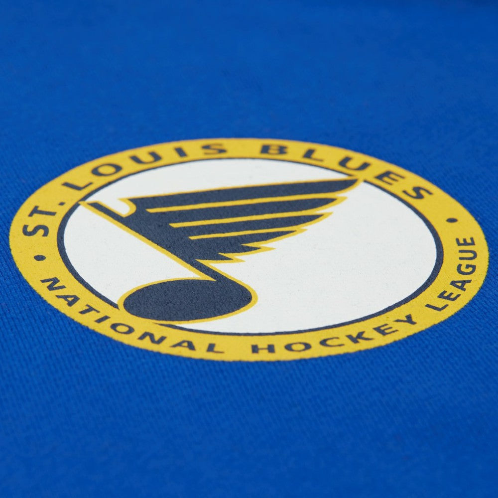 St. Louis Blues Mitchell & Ness Women's Vintage Crewneck Sweatshirt - Blue Sweatshirts