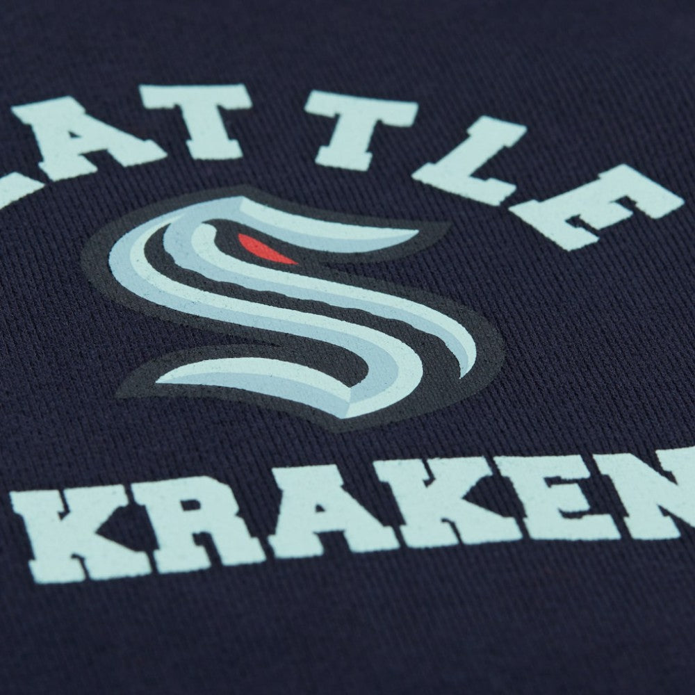 Seattle Kraken Mitchell & Ness Women's Vintage Crewneck Sweatshirt - Deep Sea Blue Sweatshirts