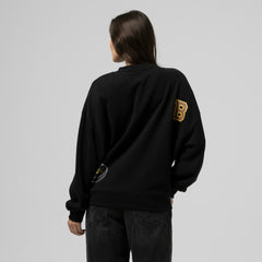 Boston Bruins Mitchell & Ness Women's Vintage Crewneck Sweatshirt - Black Sweatshirts