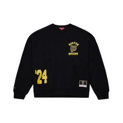 Boston Bruins Mitchell & Ness Women's Vintage Crewneck Sweatshirt - Black Sweatshirts