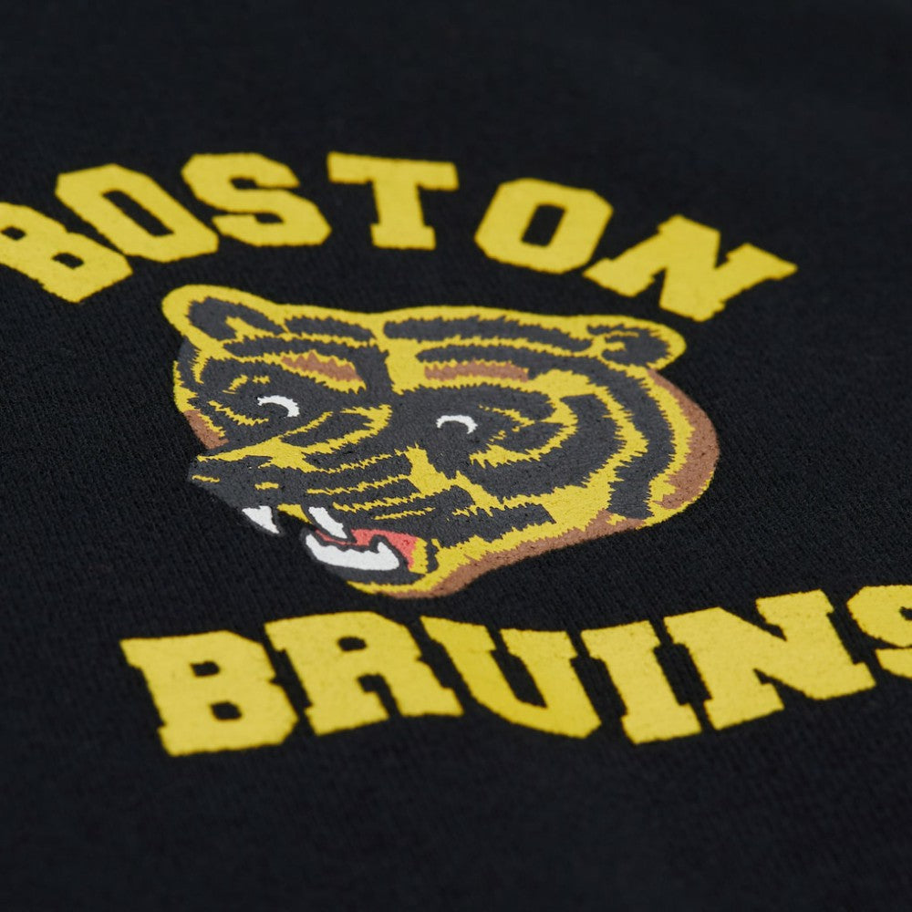 Boston Bruins Mitchell & Ness Women's Vintage Crewneck Sweatshirt - Black Sweatshirts