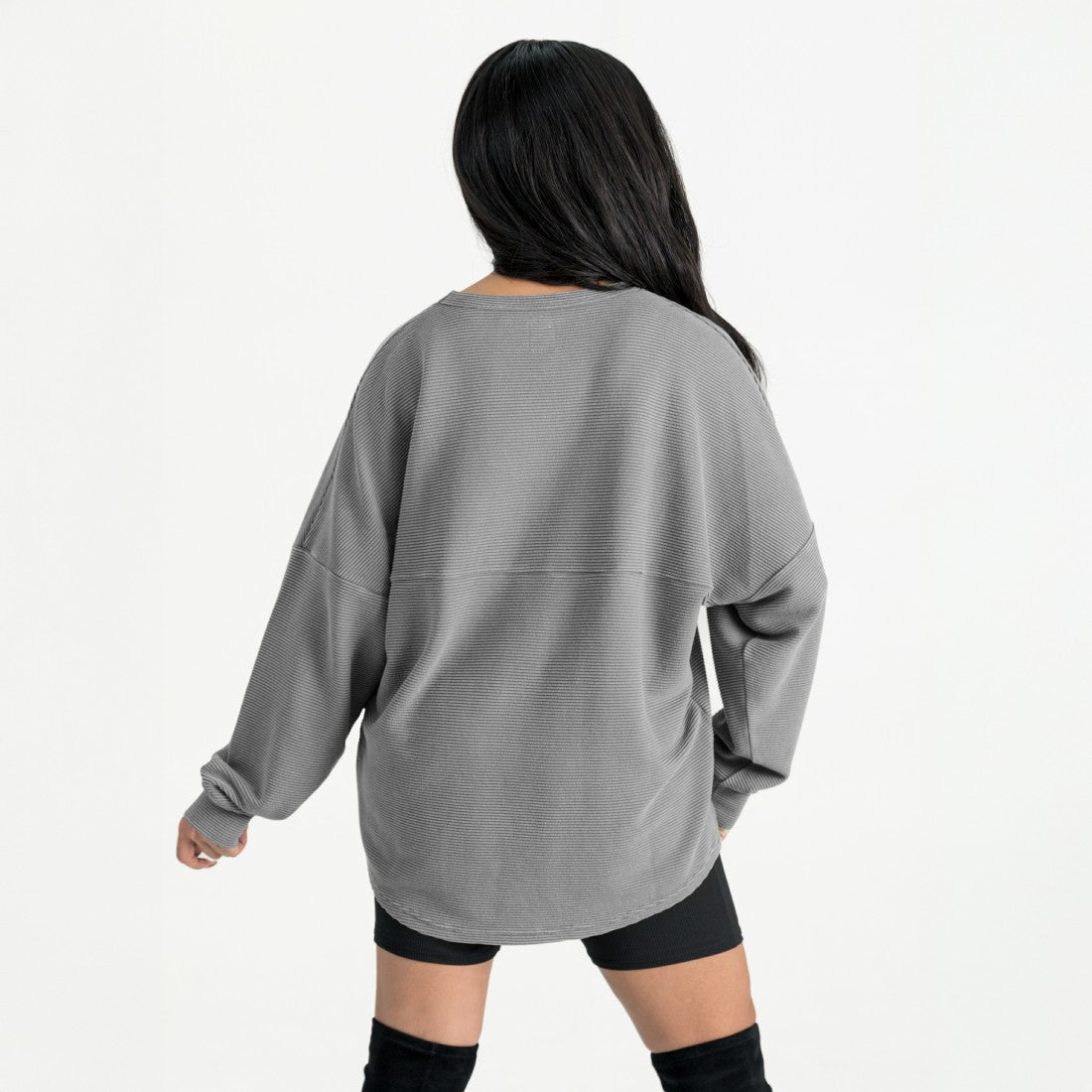 Green Bay Packers Gameday Couture Women's Oversized Sweet Victory Corded Sweatshirt - Gray online