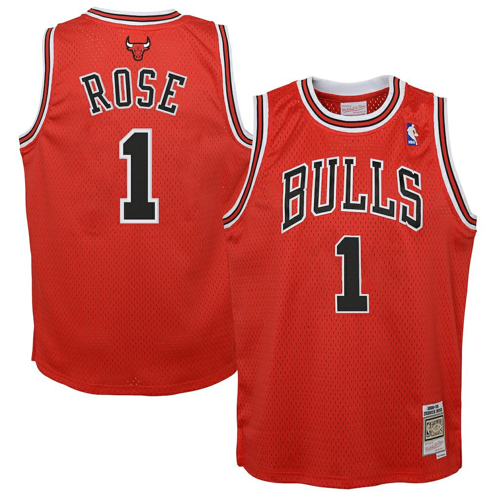 Derrick Rose Chicago Bulls Youth 2008/09 Hardwood Classics Swingman Jersey sale - Red discount