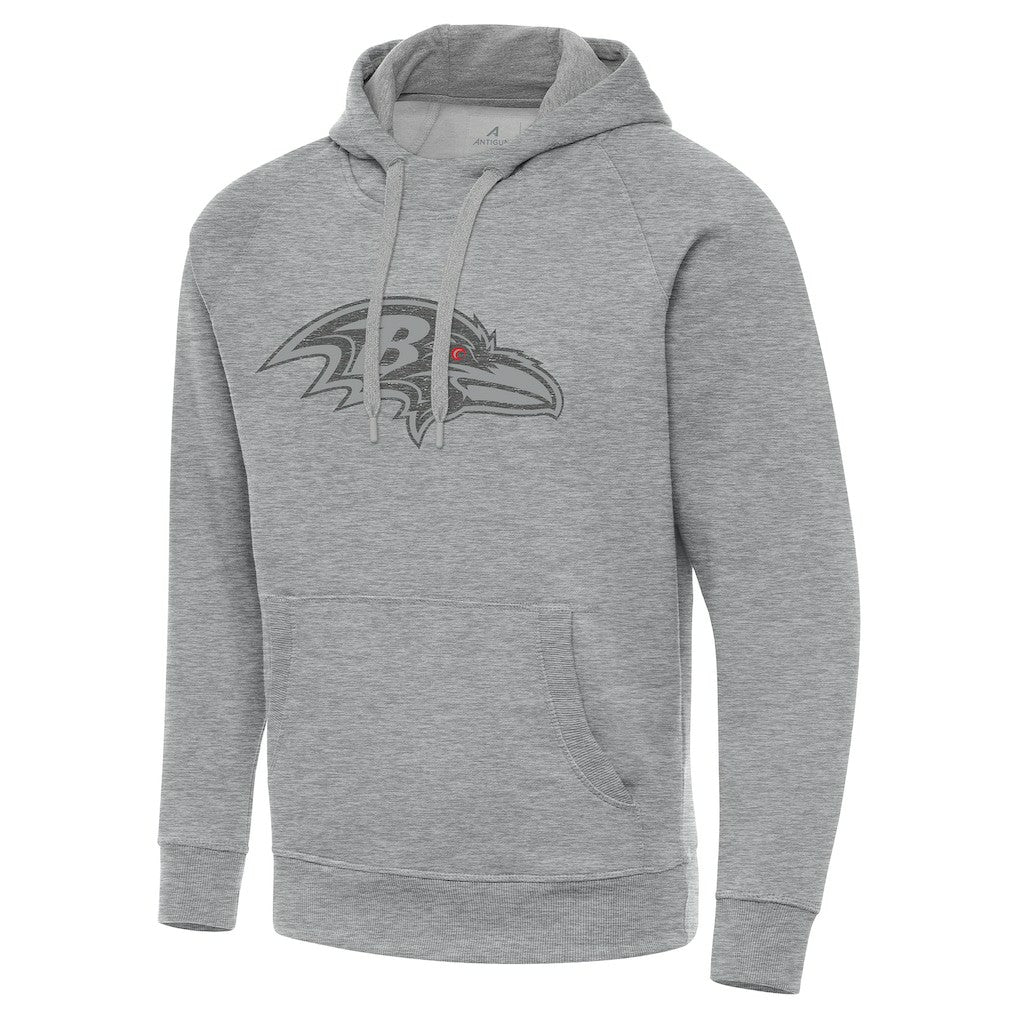 Baltimore Ravens Antigua Victory Hoodie - Heather Gray outlet