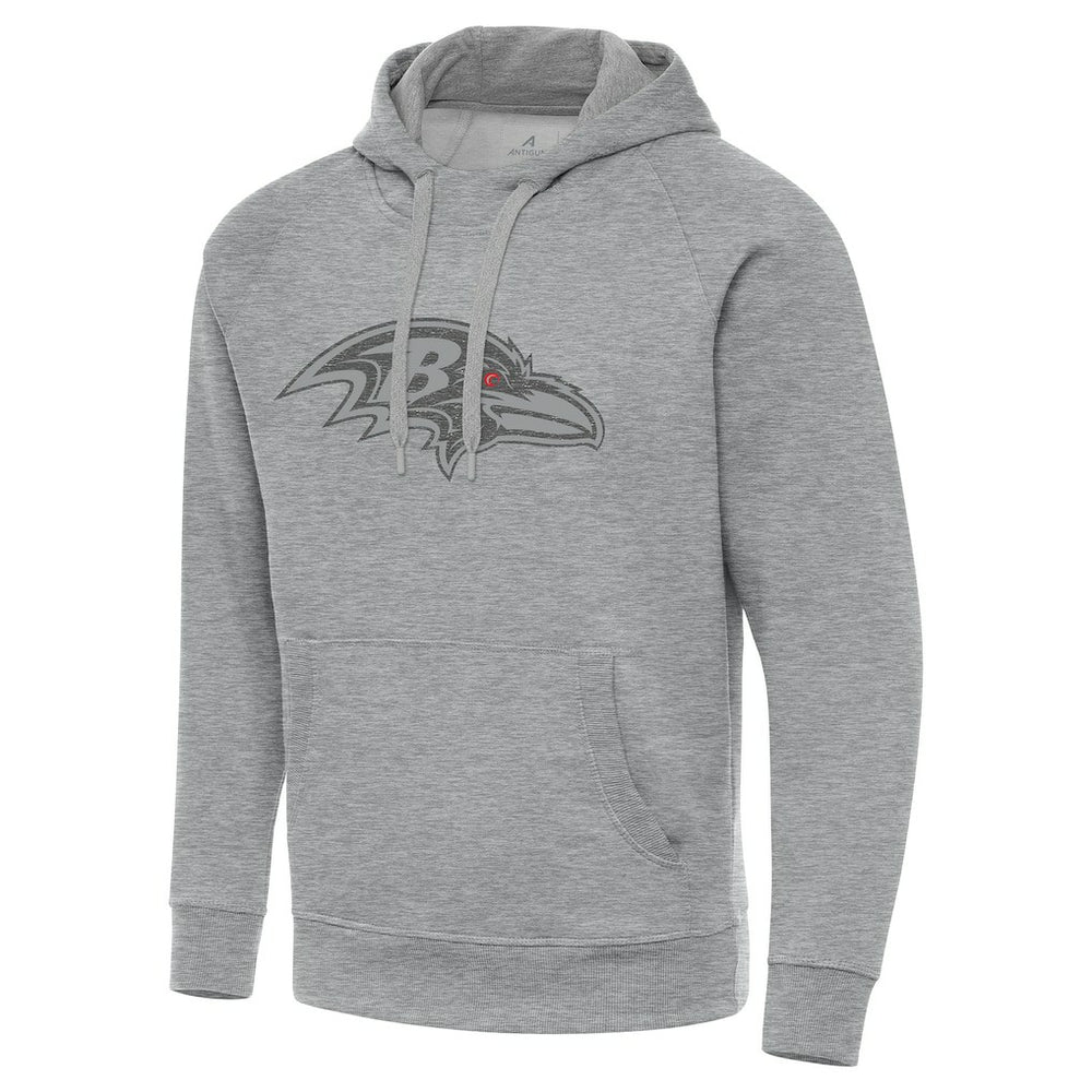 Baltimore Ravens Antigua Victory Hoodie - Heather Gray outlet
