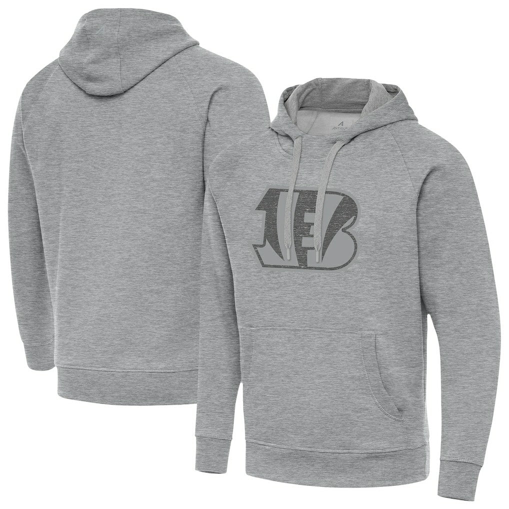 Cincinnati Bengals Antigua Victory Hoodie - Heather Gray cheap