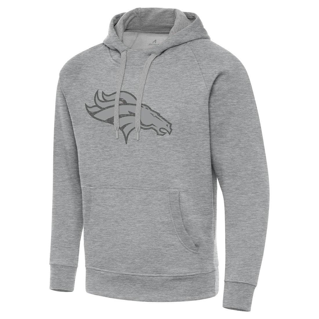 Denver Broncos Antigua Victory Hoodie - Heather Gray online