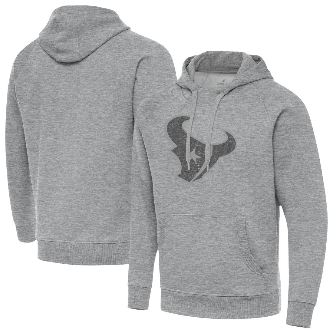 Houston Texans Antigua Victory Hoodie - Heather Gray sale
