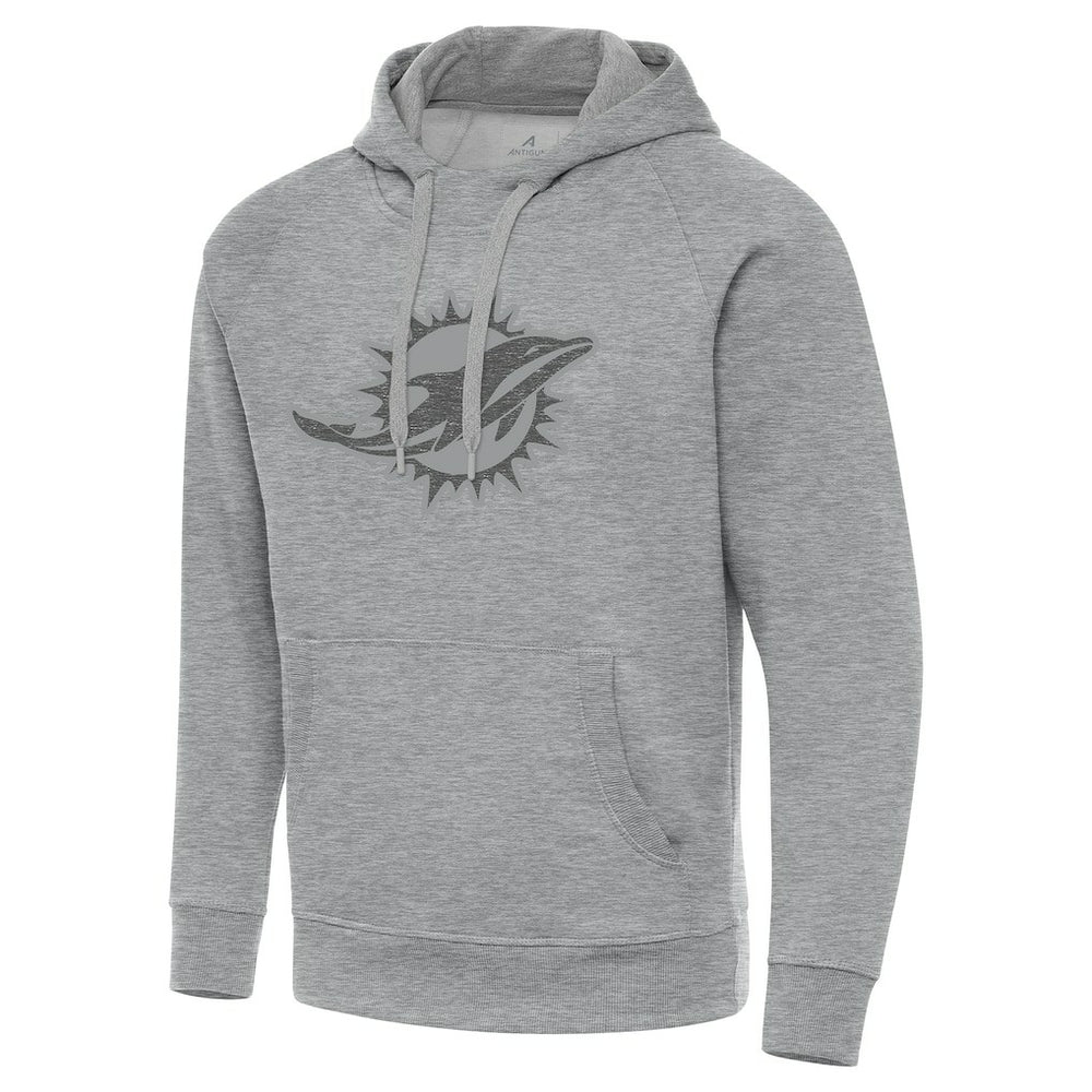 Miami Dolphins Antigua Victory Hoodie - Heather Gray sale