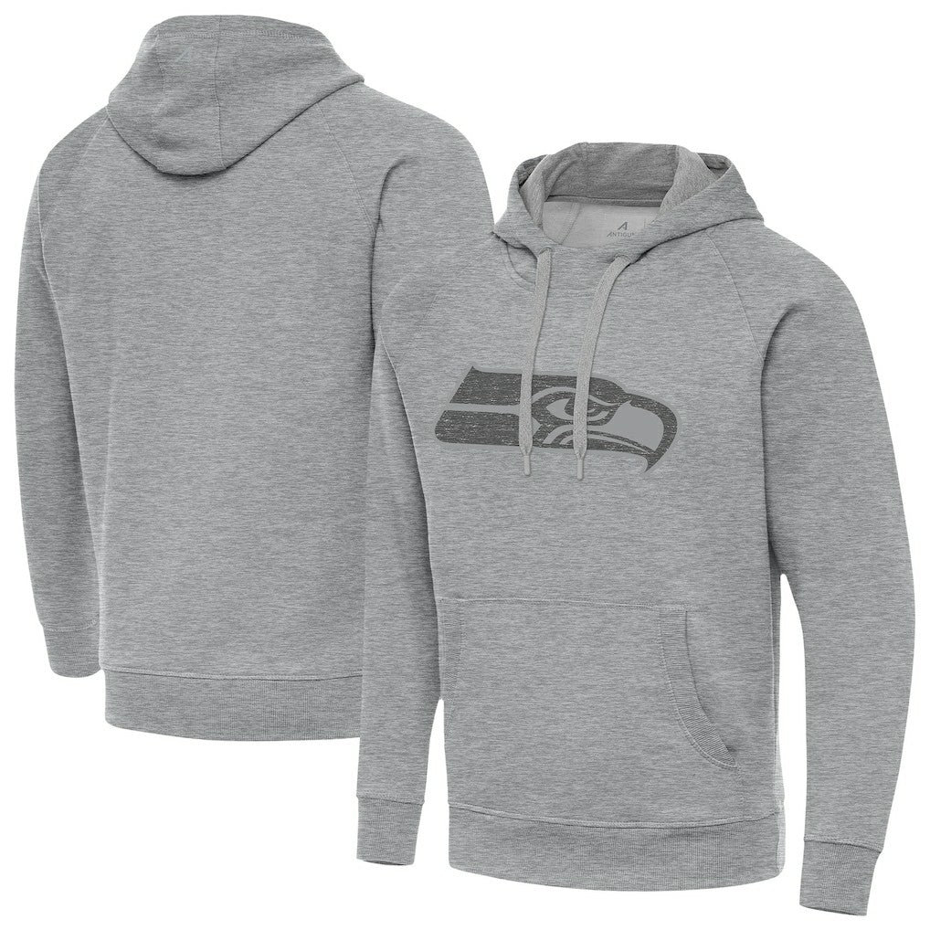 Seattle Seahawks Antigua Victory Hoodie - Heather Gray for sale