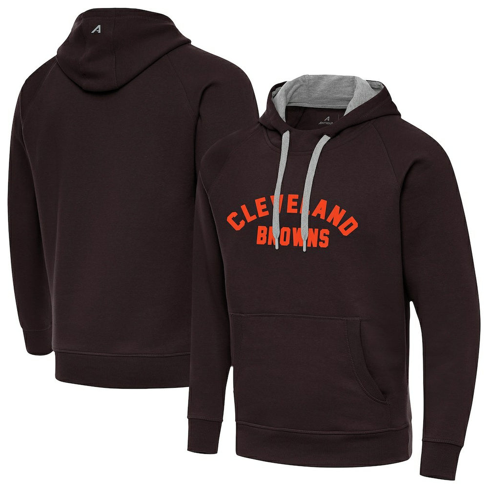Cleveland Browns Antigua Victory Hoodie - Brown for sale