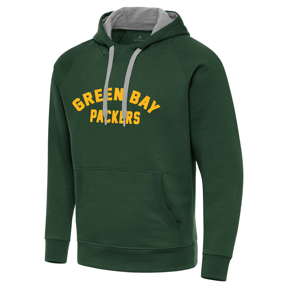 Green Bay Packers Antigua Victory Hoodie - Hunter Green sale