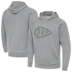 Kansas City Chiefs Antigua Victory Hoodie - Heather Gray discount