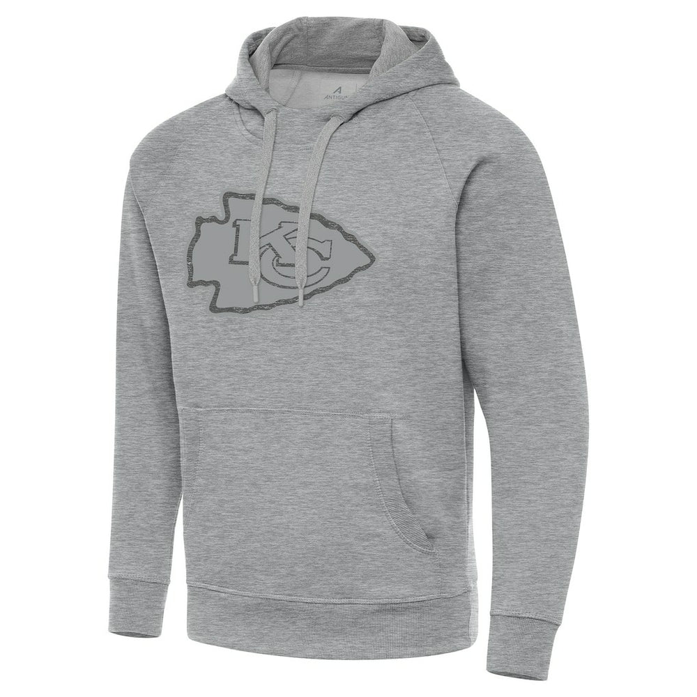 Kansas City Chiefs Antigua Victory Hoodie - Heather Gray discount
