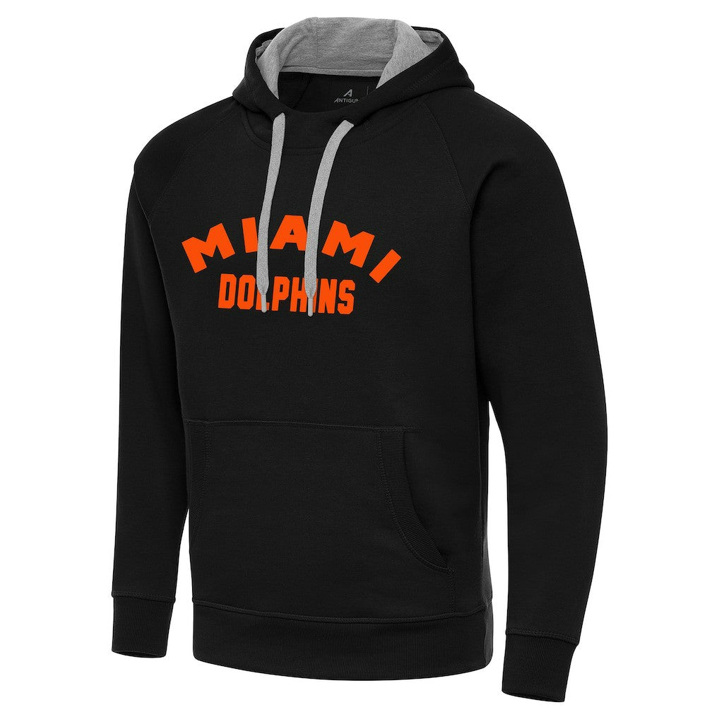 Miami Dolphins Antigua Victory Hoodie - Black outlet