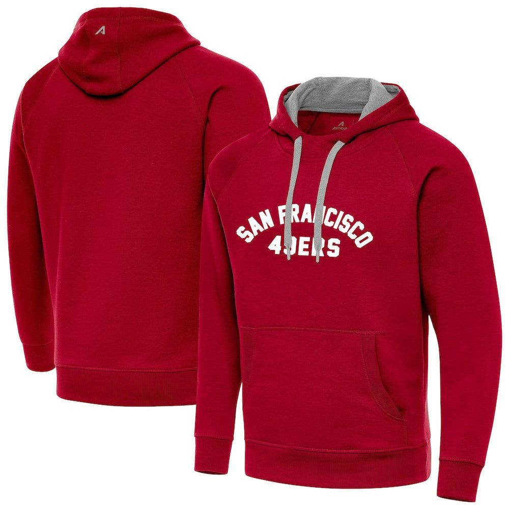 San Francisco 49ers Antigua Victory Hoodie - Scarlet sale