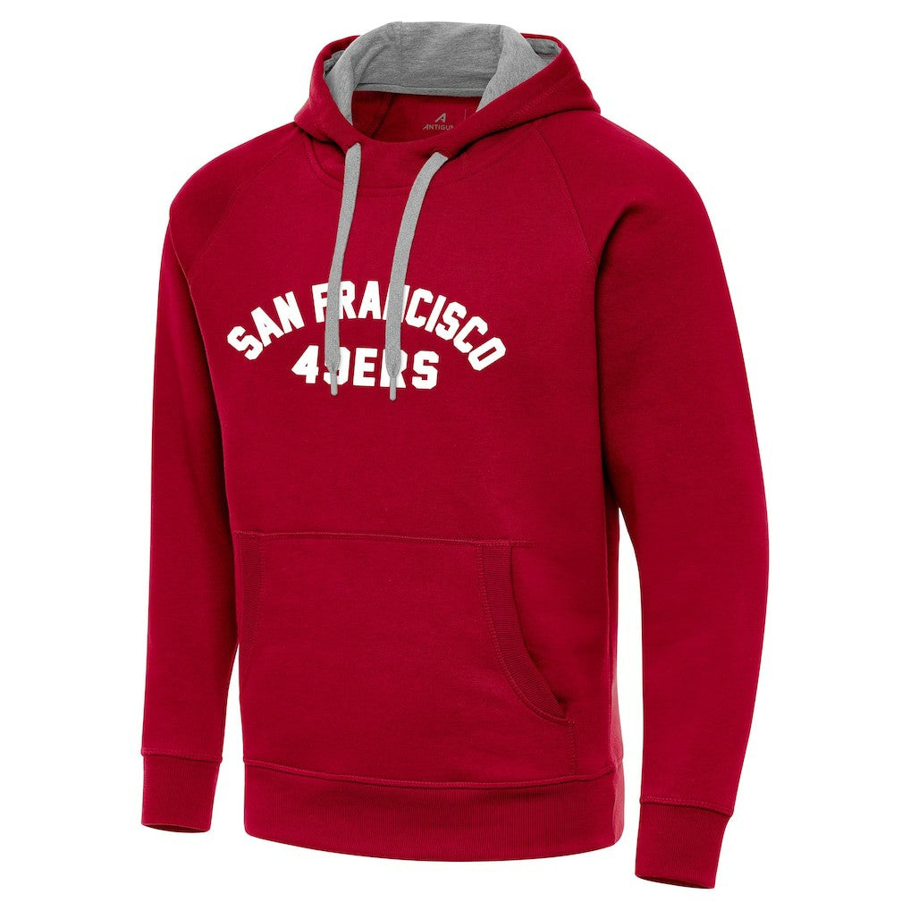 San Francisco 49ers Antigua Victory Hoodie - Scarlet sale