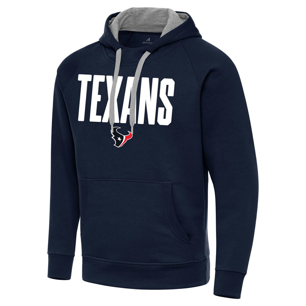 Houston Texans Antigua Victory Hoodie - Navy on sale