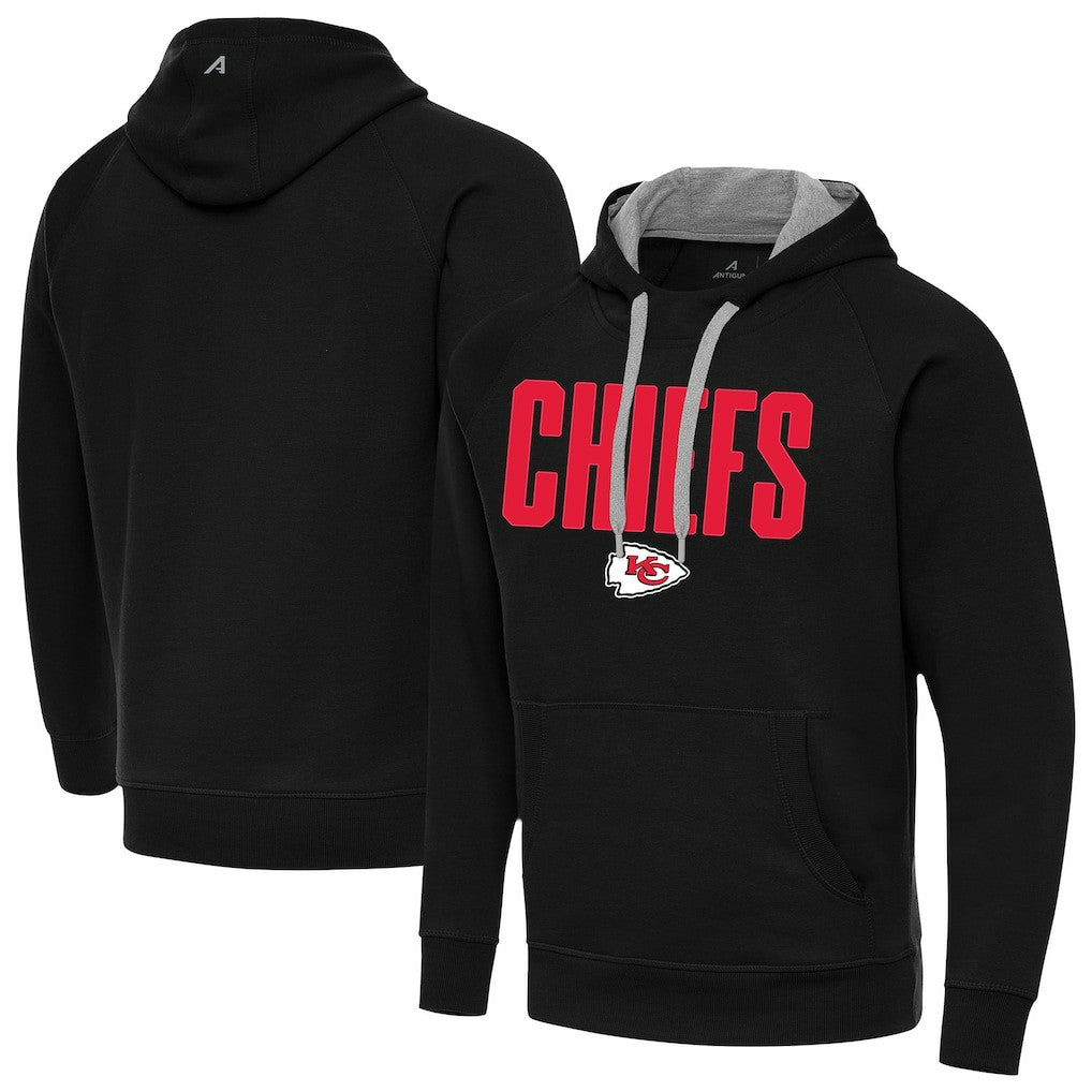 Kansas City Chiefs Antigua Victory Hoodie - Black outlet