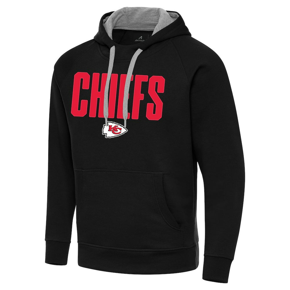 Kansas City Chiefs Antigua Victory Hoodie - Black outlet