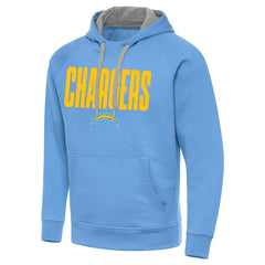Los Angeles Chargers Antigua Victory Hoodie - Powder Blue cheap