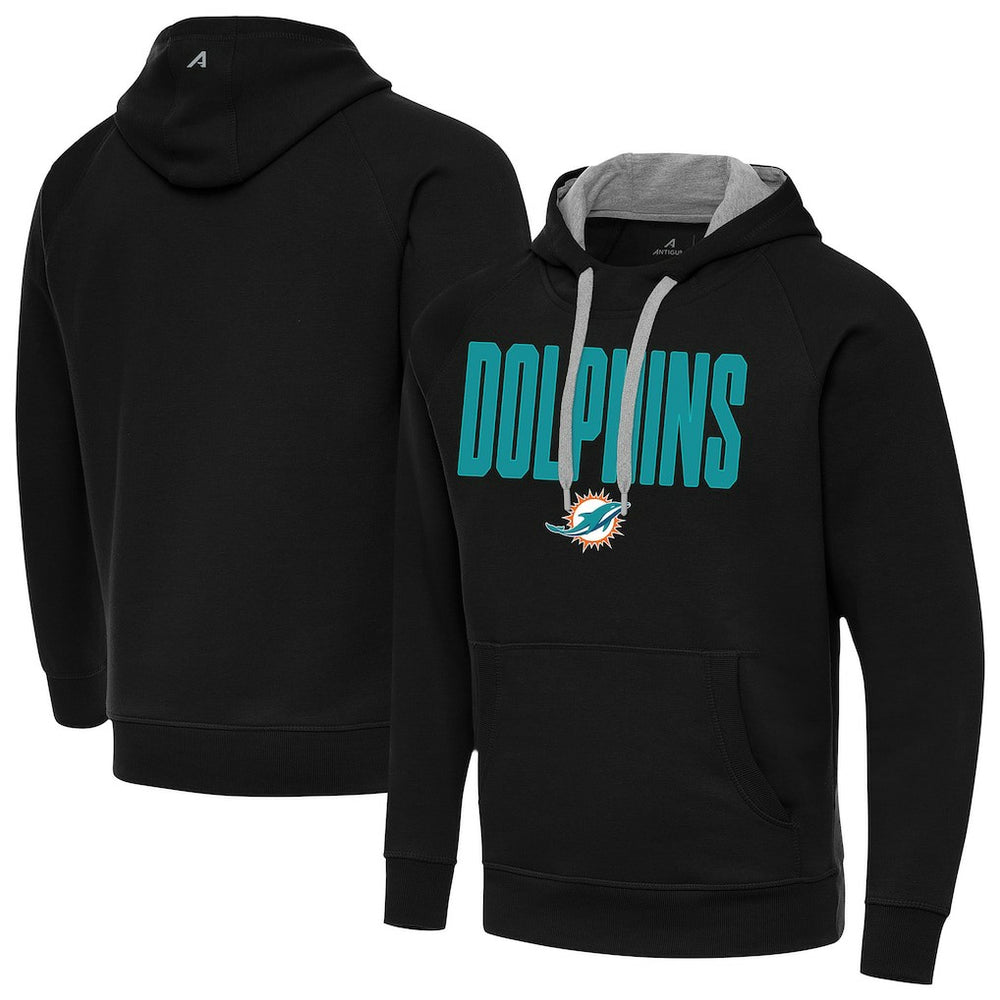 Miami Dolphins Antigua Victory Hoodie - Black sale