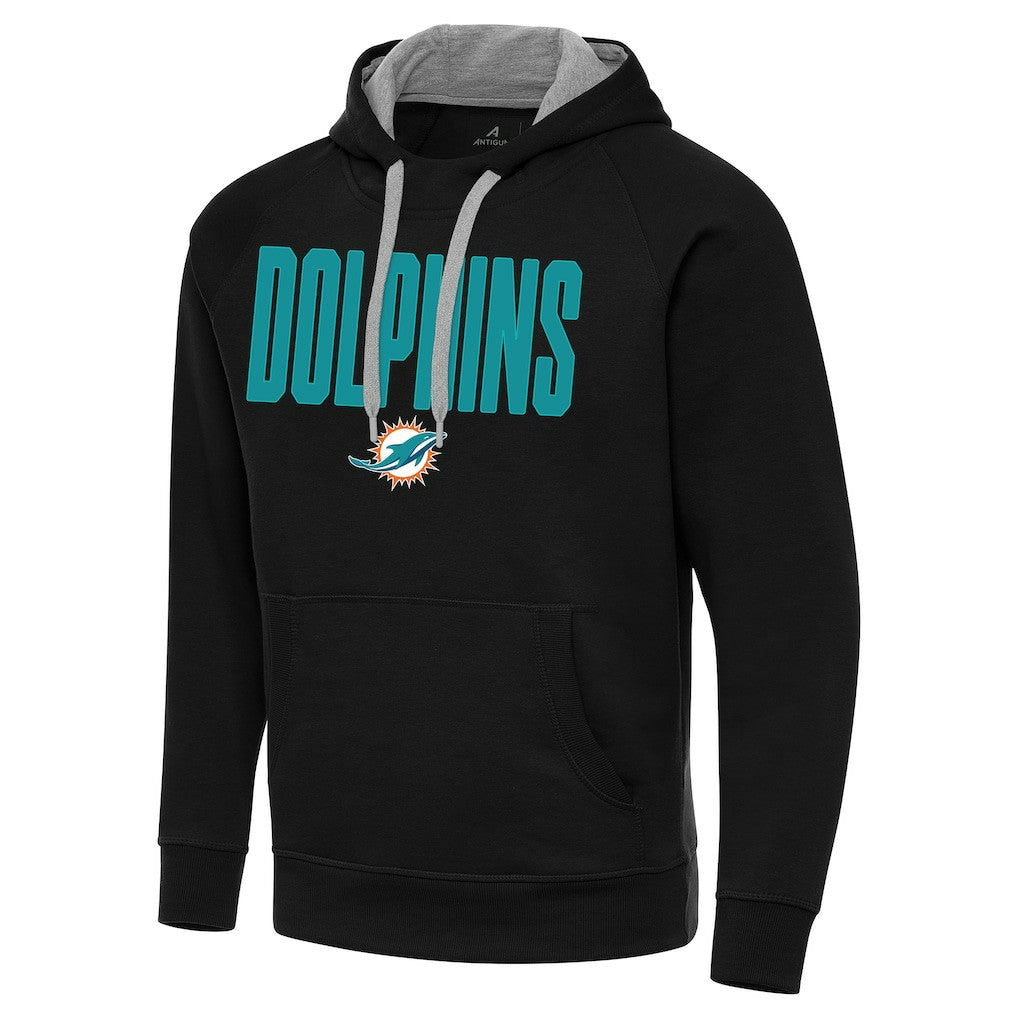Miami Dolphins Antigua Victory Hoodie - Black sale