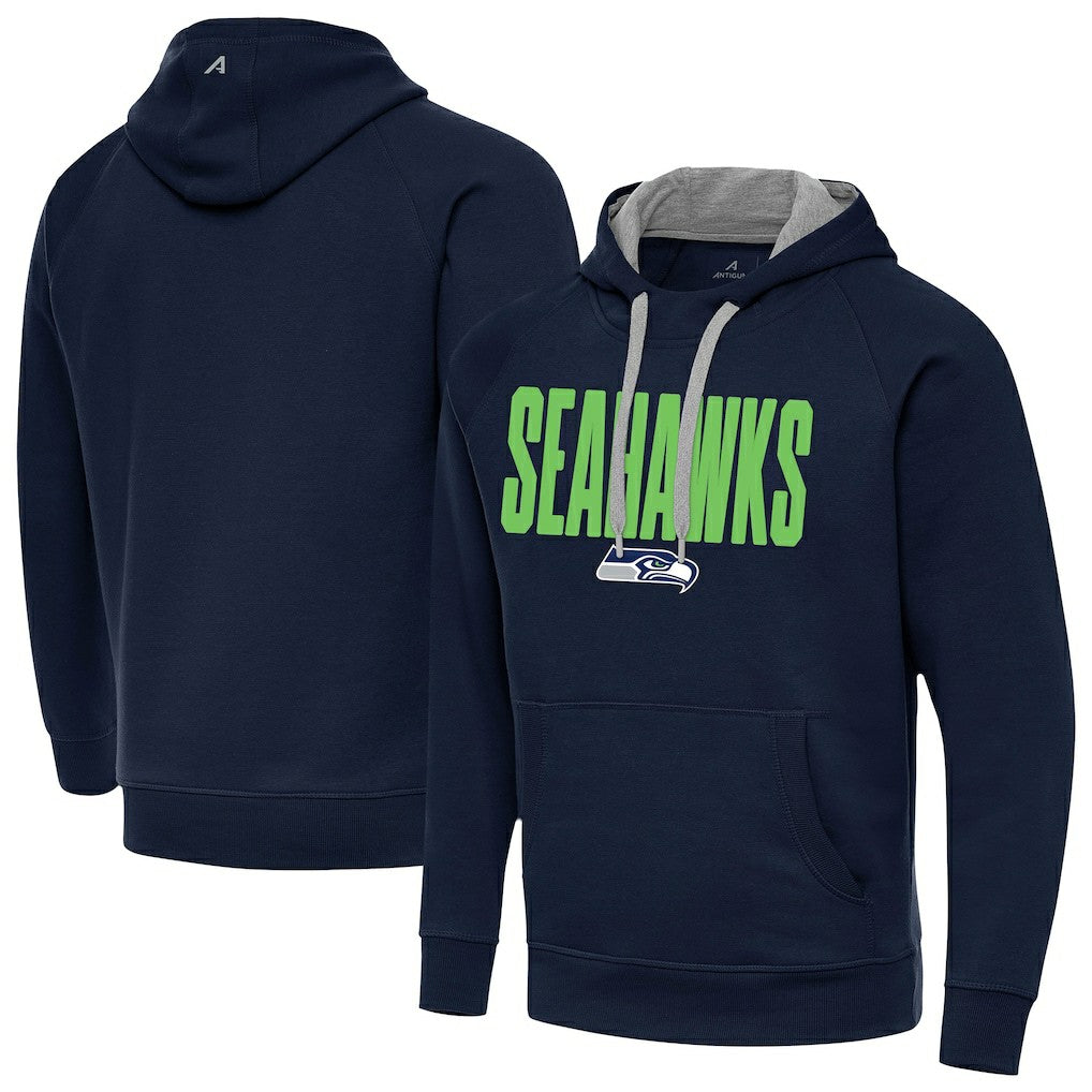 Seattle Seahawks Antigua Victory Hoodie - Navy online