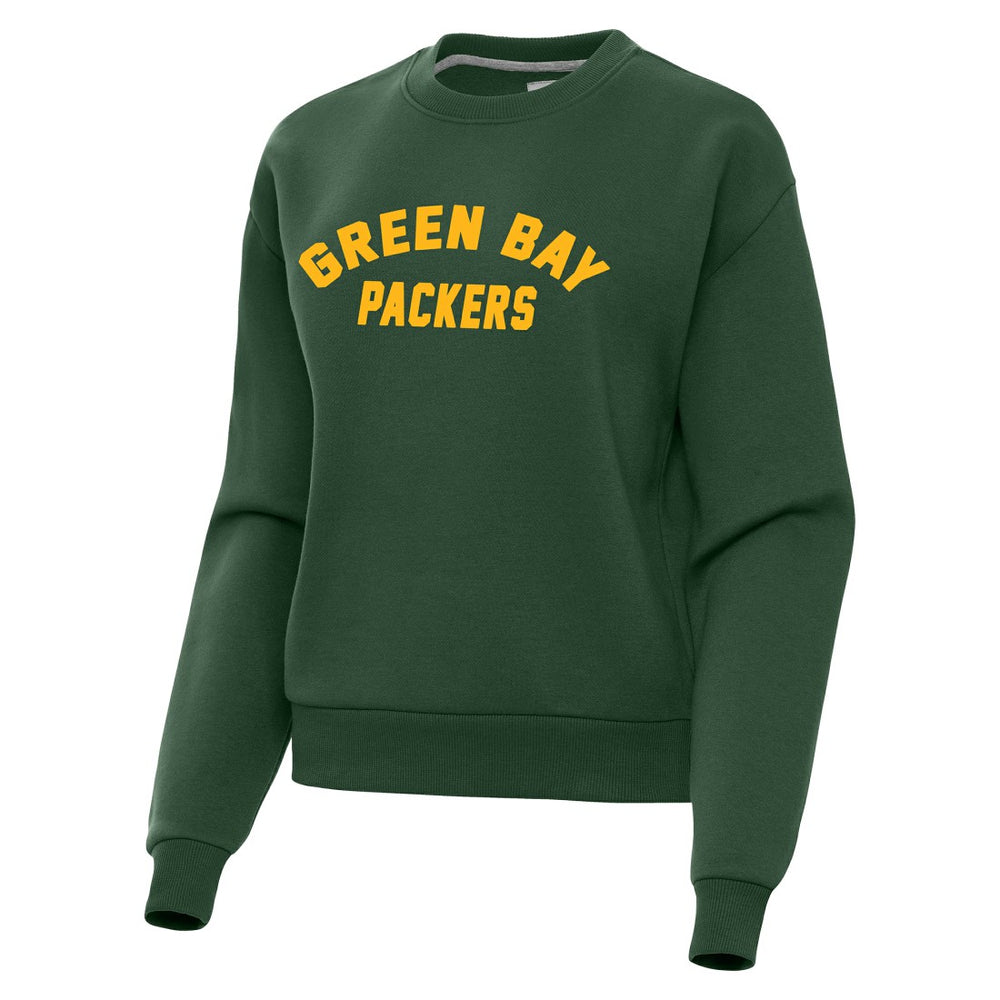 Green Bay Packers Antigua Women's Victory Sweatshirt - Hunter Green on sale