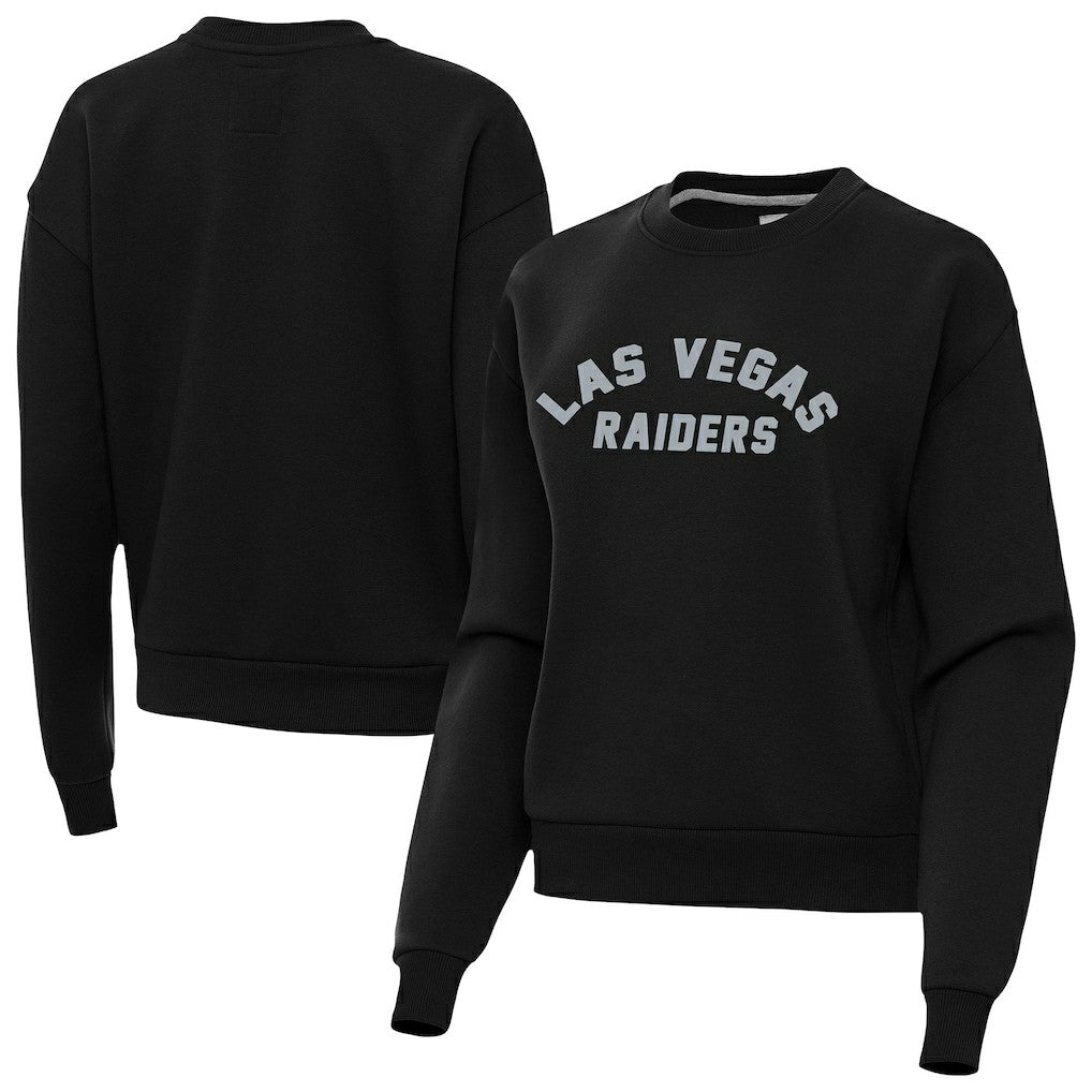 Las Vegas Raiders Antigua Women's Victory Sweatshirt - Black for sale