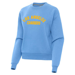 Los Angeles Chargers Antigua Women's Victory Sweatshirt - Powder Blue sale