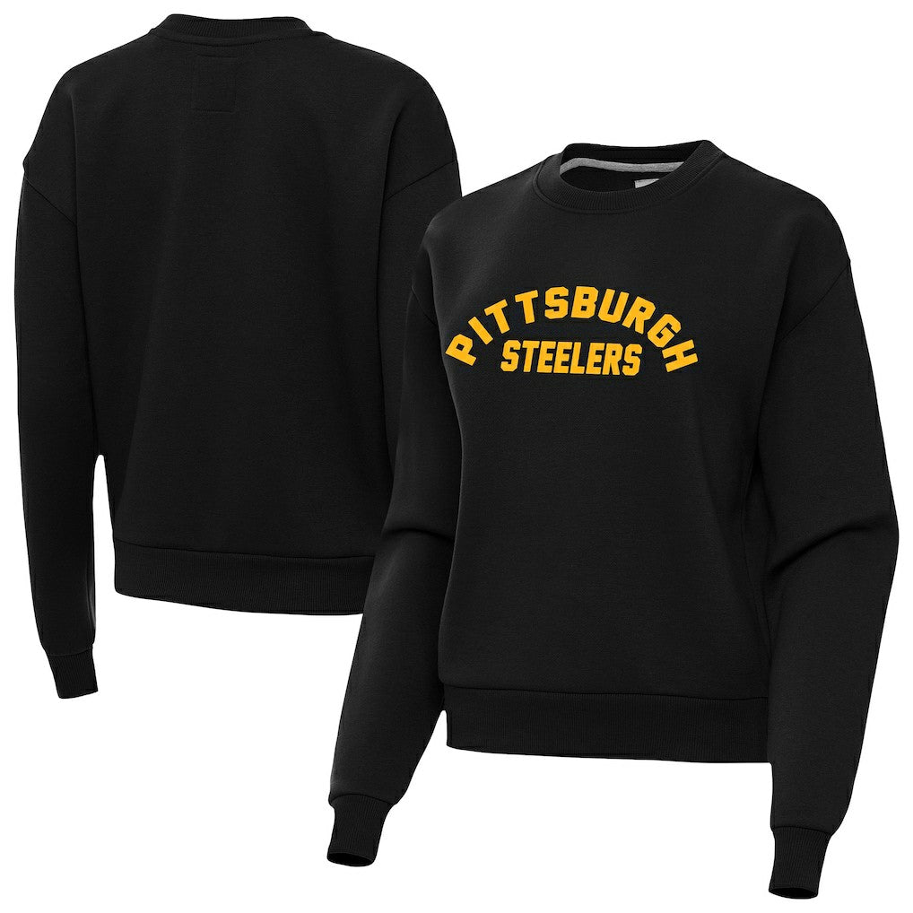 Pittsburgh Steelers Antigua Women's Victory Sweatshirt - Black discount