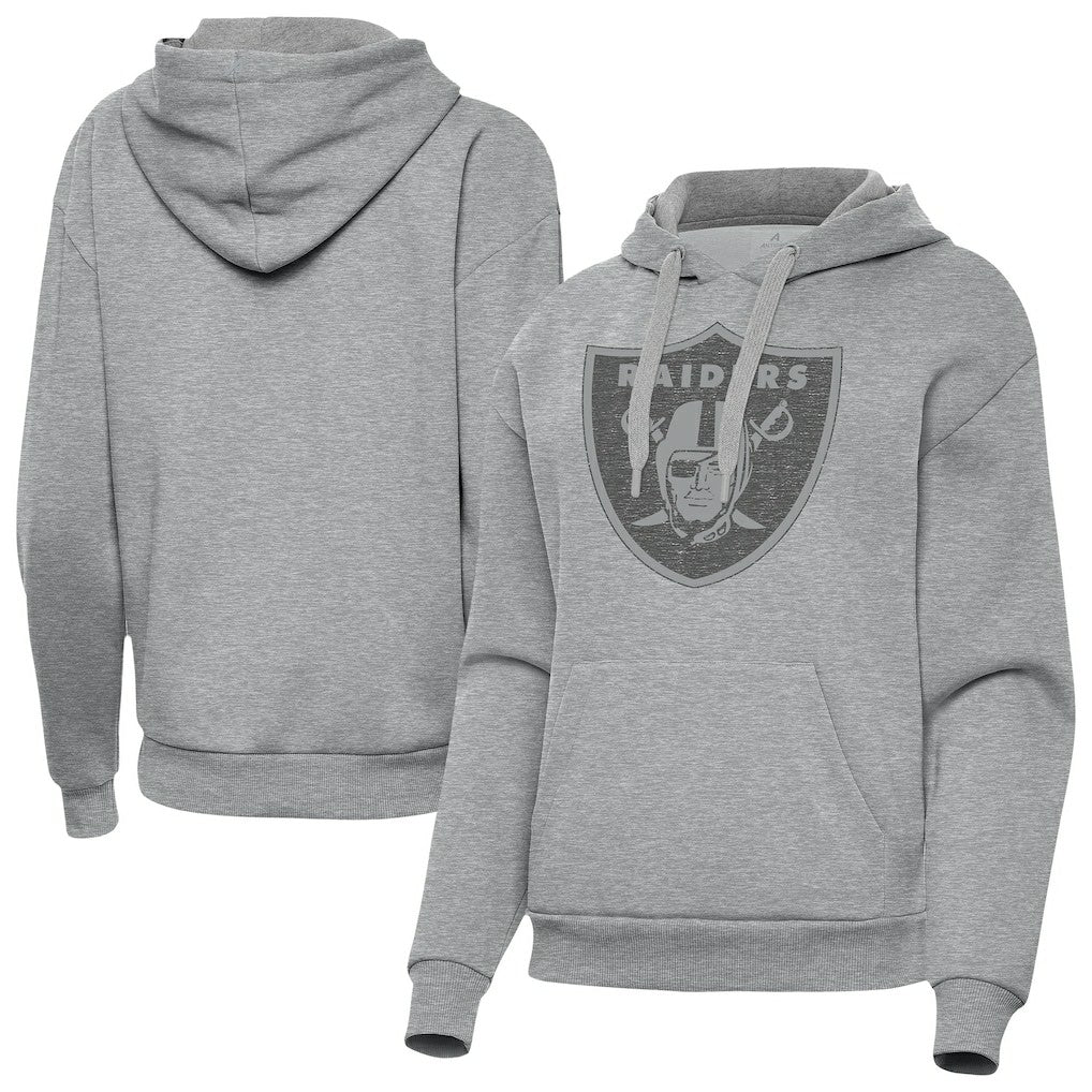 Las Vegas Raiders Antigua Women's Victory Hoodie - Heather Gray outlet