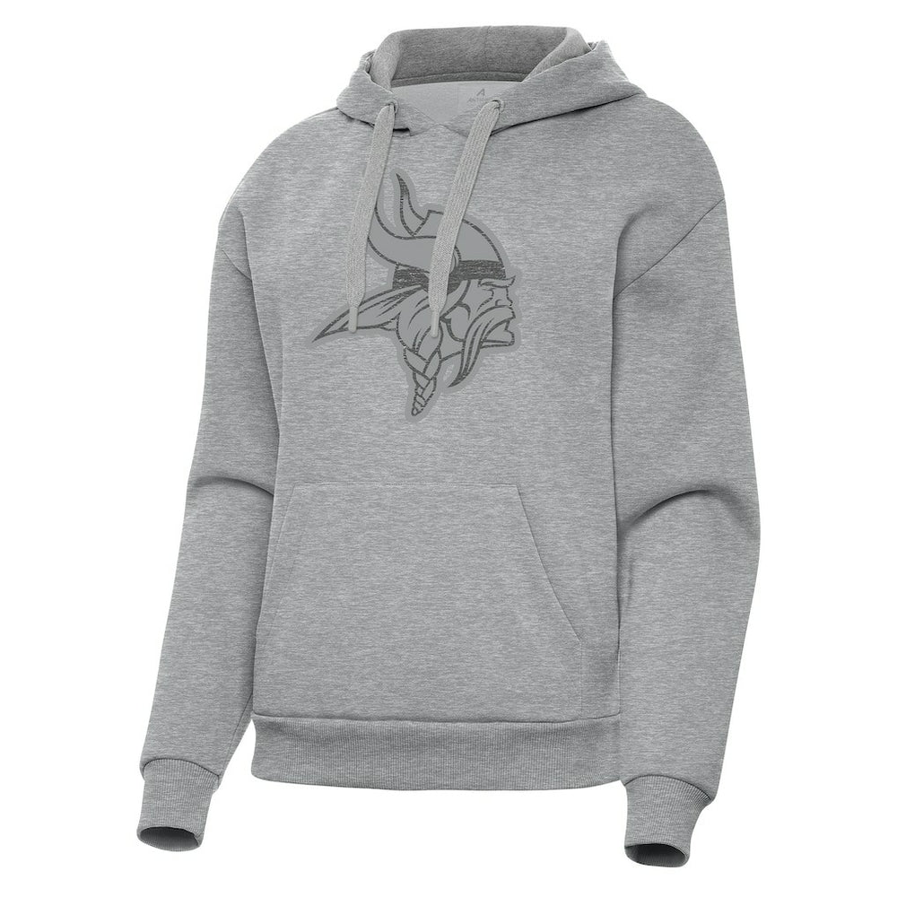 Minnesota Vikings Antigua Women's Victory Hoodie - Heather Gray discount