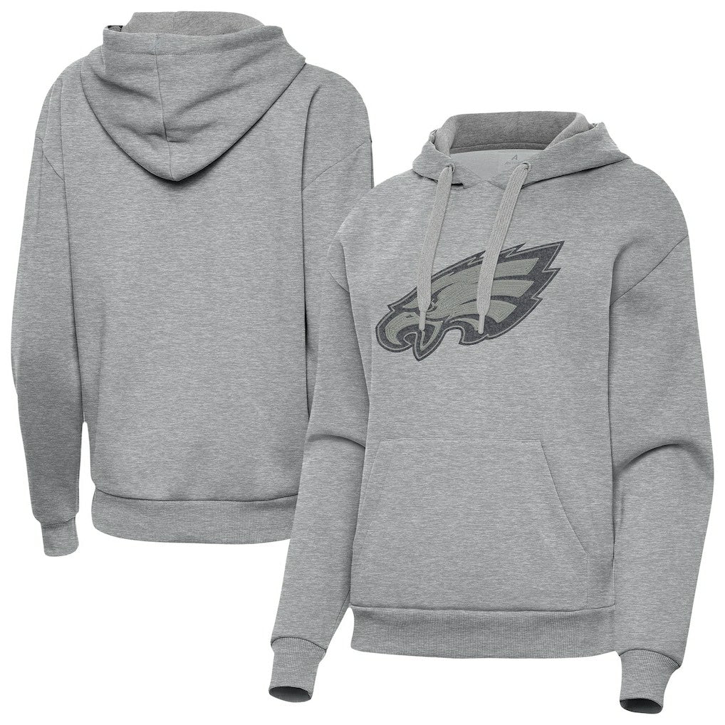 Philadelphia Eagles Antigua Women's Victory Hoodie - Heather Gray cheap