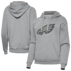 Philadelphia Eagles Antigua Women's Victory Hoodie - Heather Gray cheap